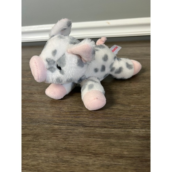 Aurora Mini Flopsie‎ Spotted Pig Plush - Picture 3 of 6